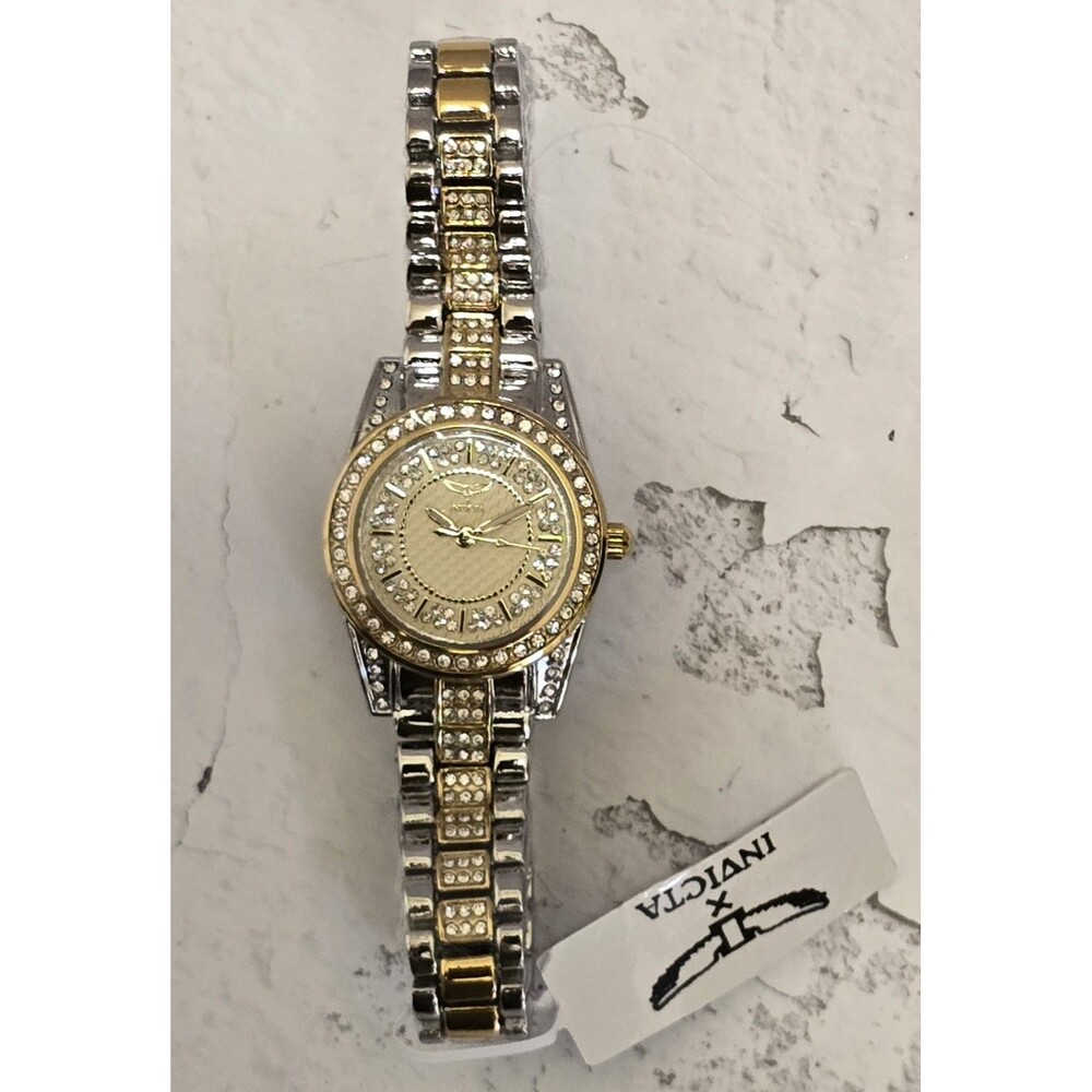 Invicta Wildflower I by Invicta Women's Watch 32mm Gold Steel 69064 Brand New - Picture 3 of 5
